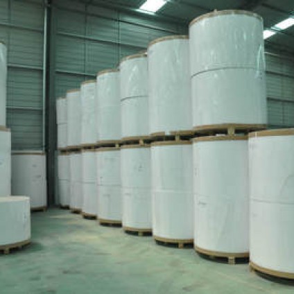 Warehouse center of imported paper